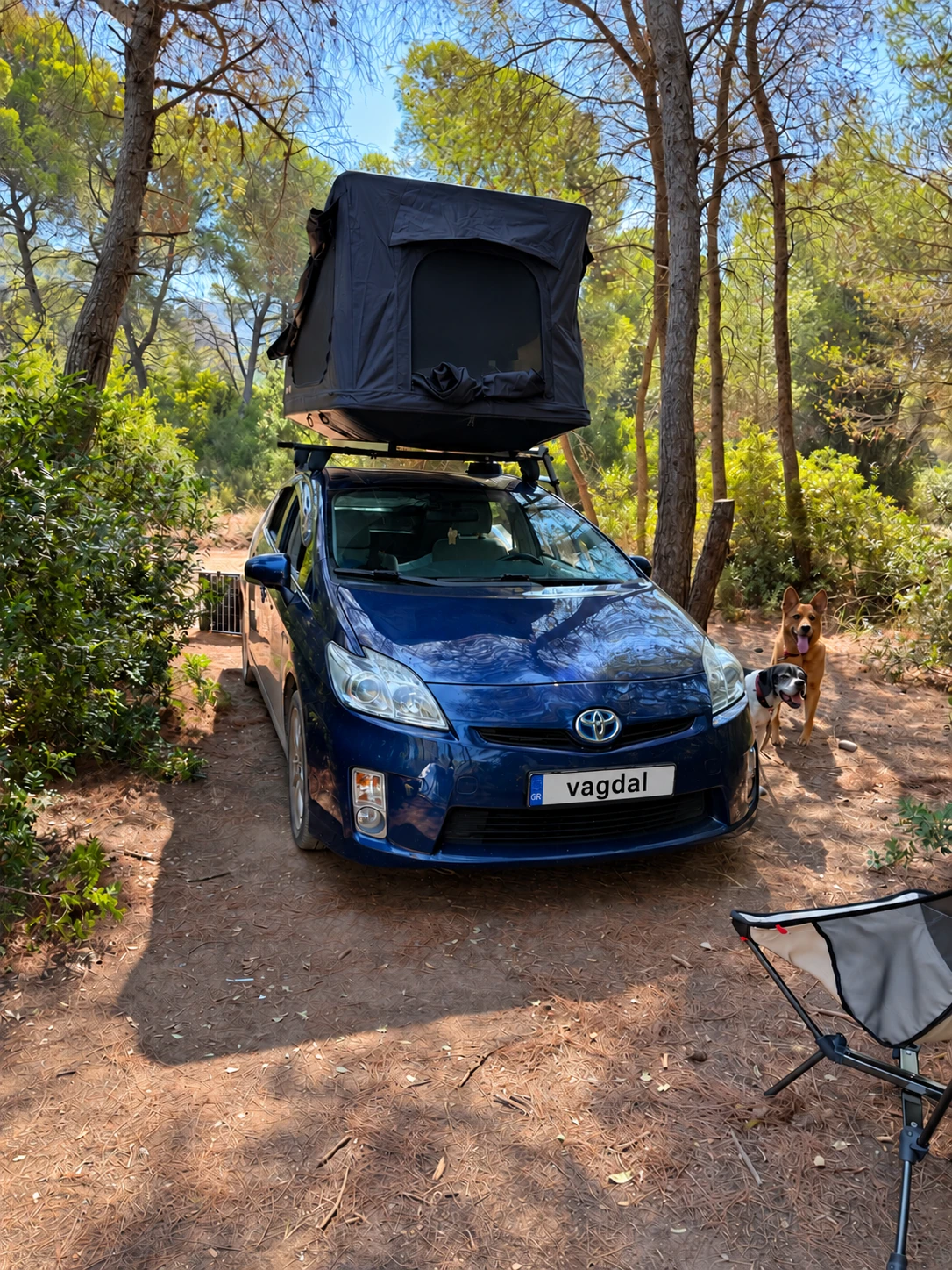 The GO open on the Prius. My test covered solo use in summer.